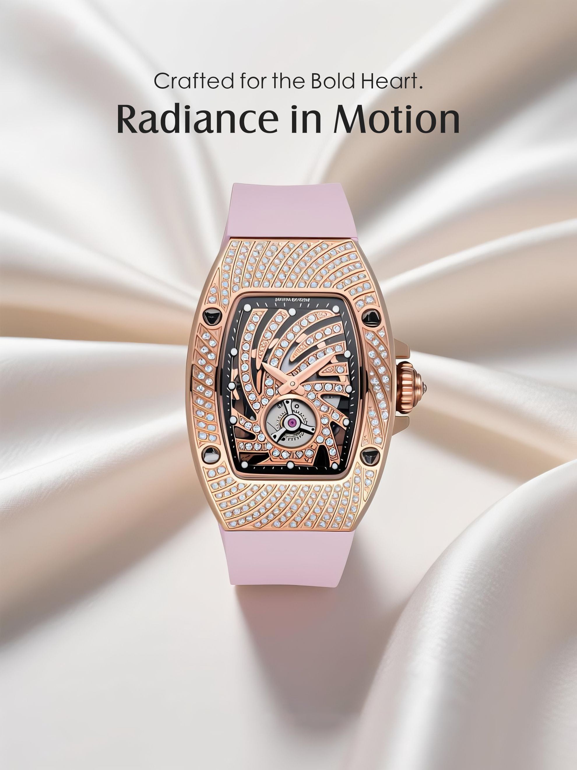 304 Stainless Steel, Crystal, Diamond, Quartz Movement Women's Watch