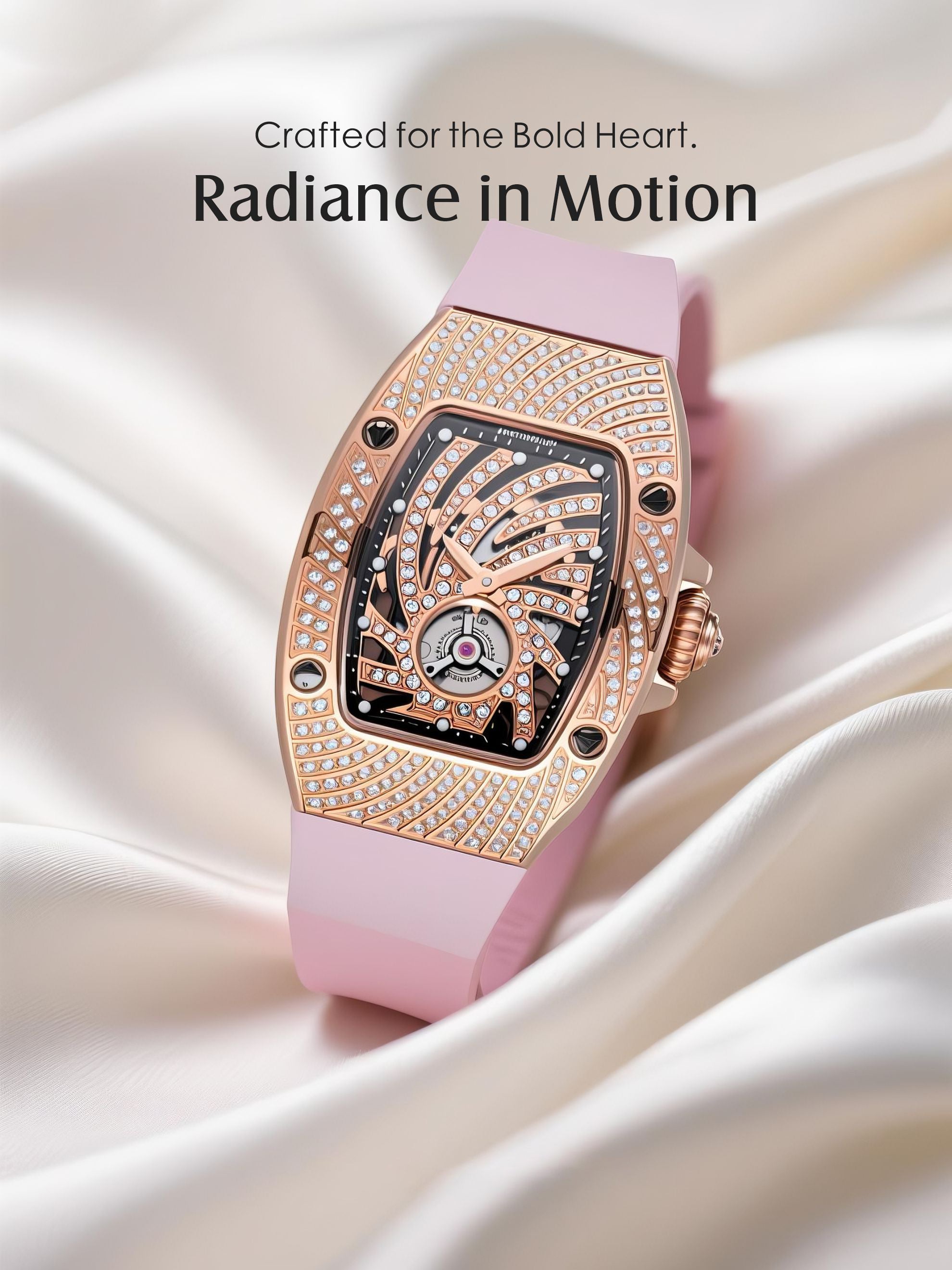 304 Stainless Steel, Crystal, Diamond, Quartz Movement Women's Watch