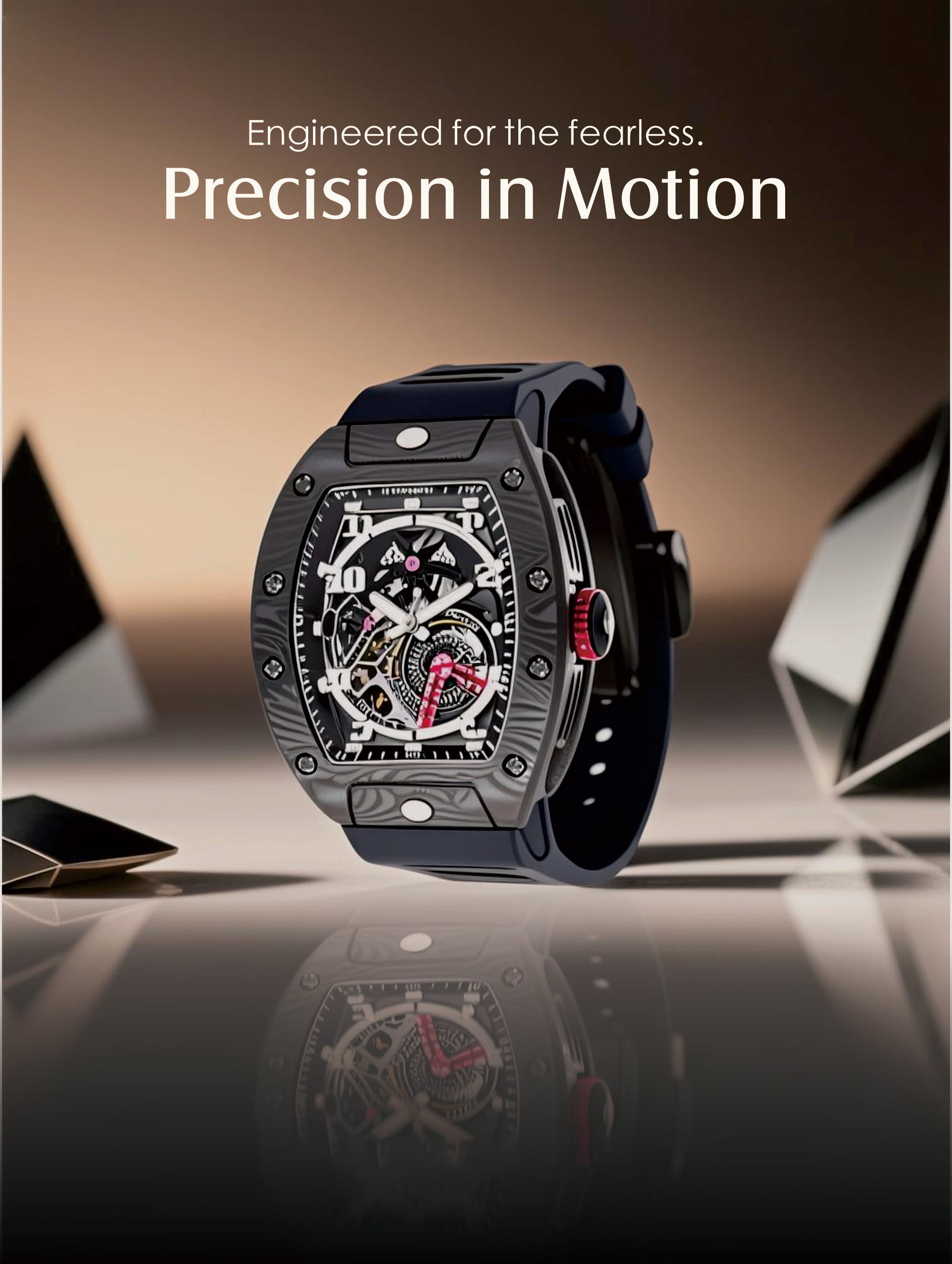 304 Stainless Steel Sapphire Mechanical Movement Men's Watch