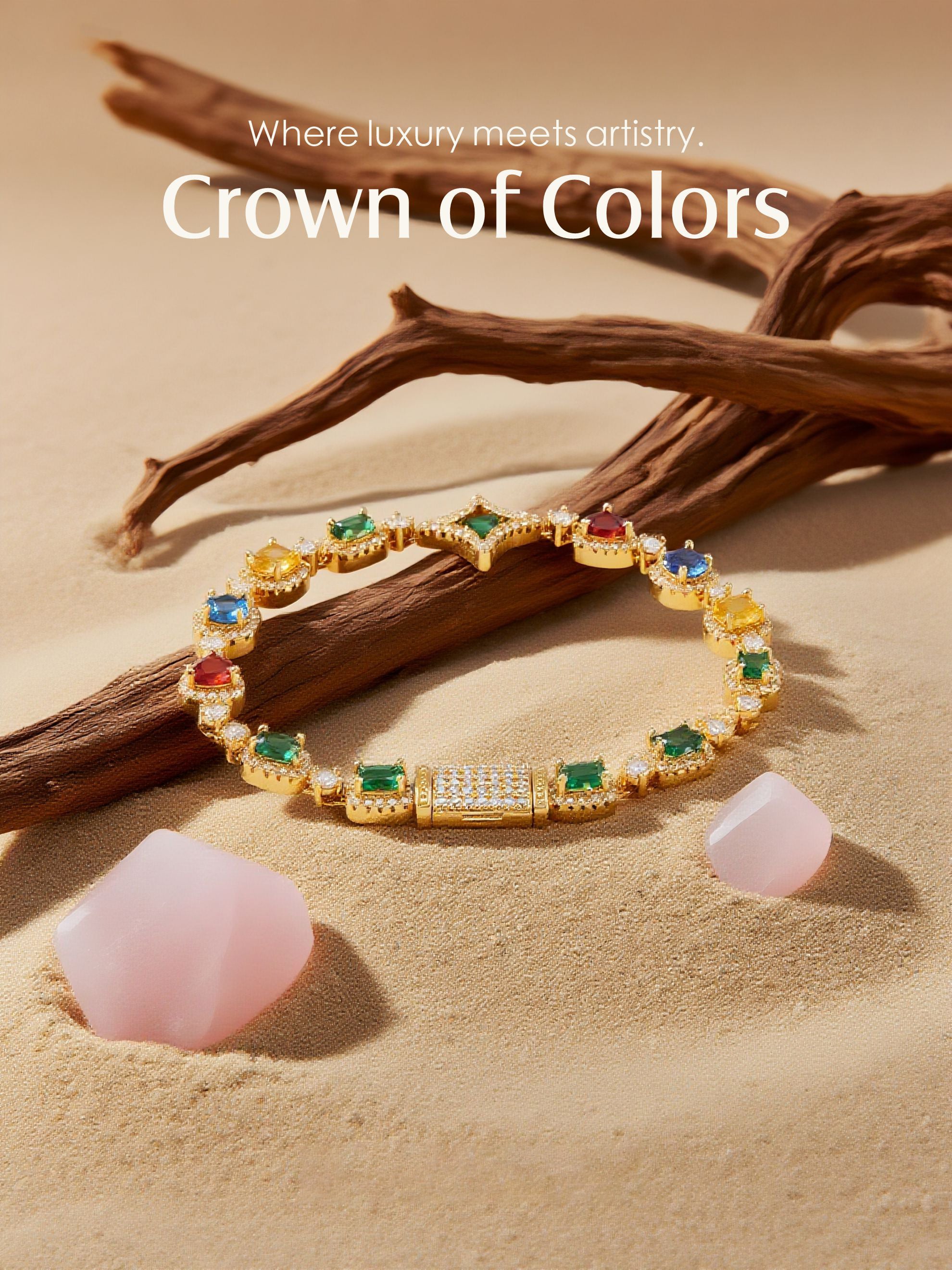 Colorful Starburst Bracelet