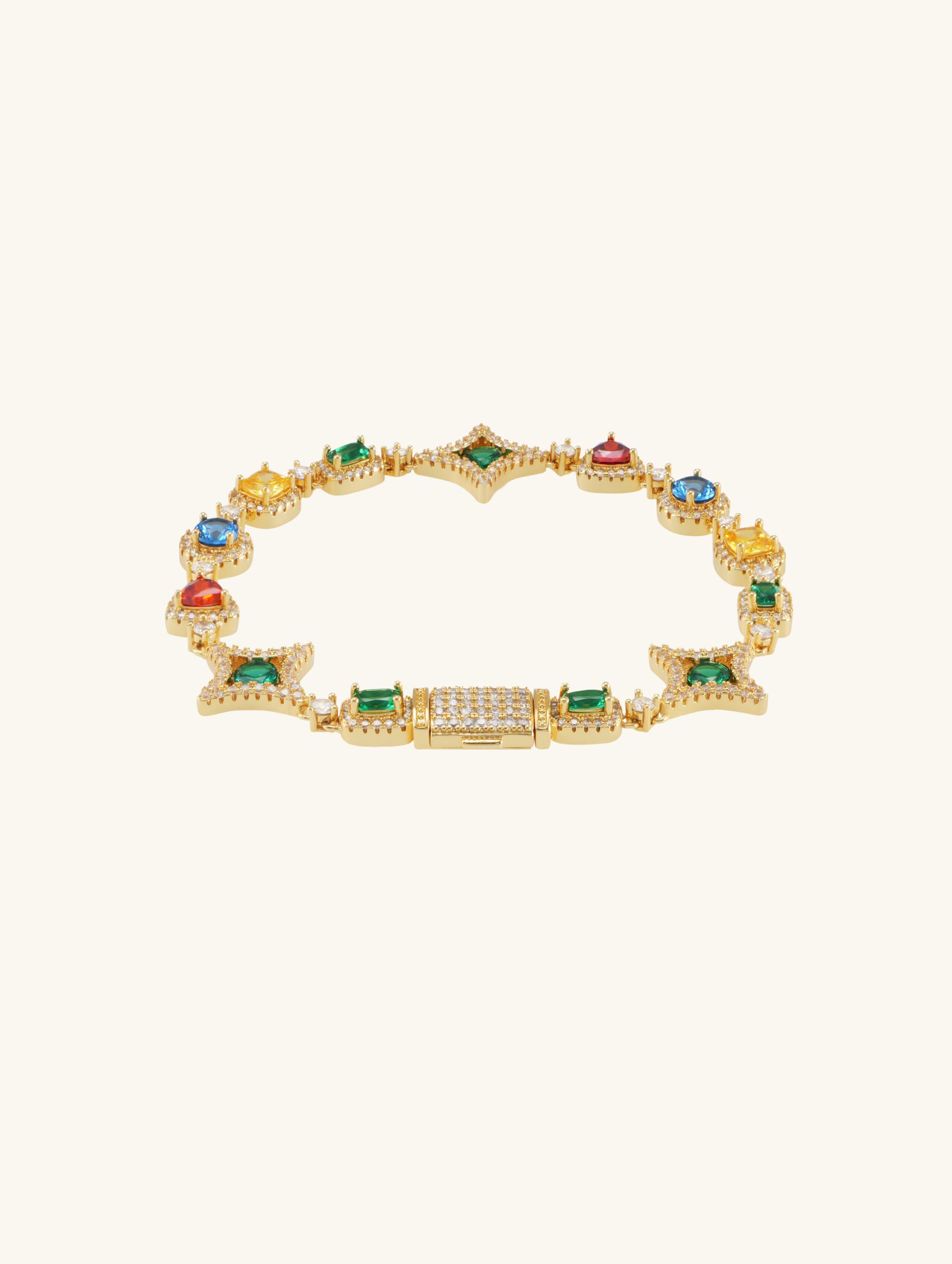 Colorful Starburst Bracelet