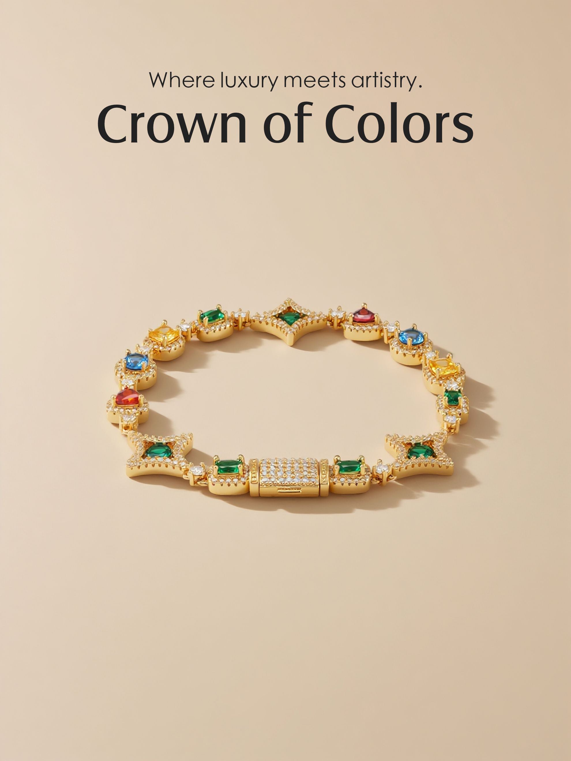 Colorful Starburst Bracelet