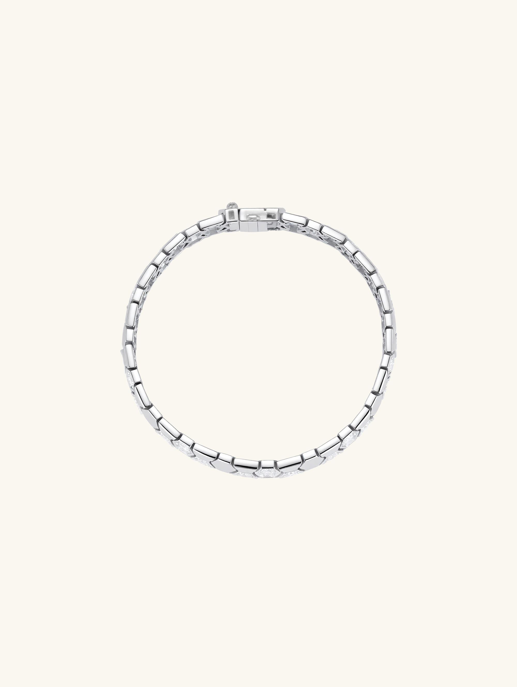 14K Geometric Honeycomb Bracelet