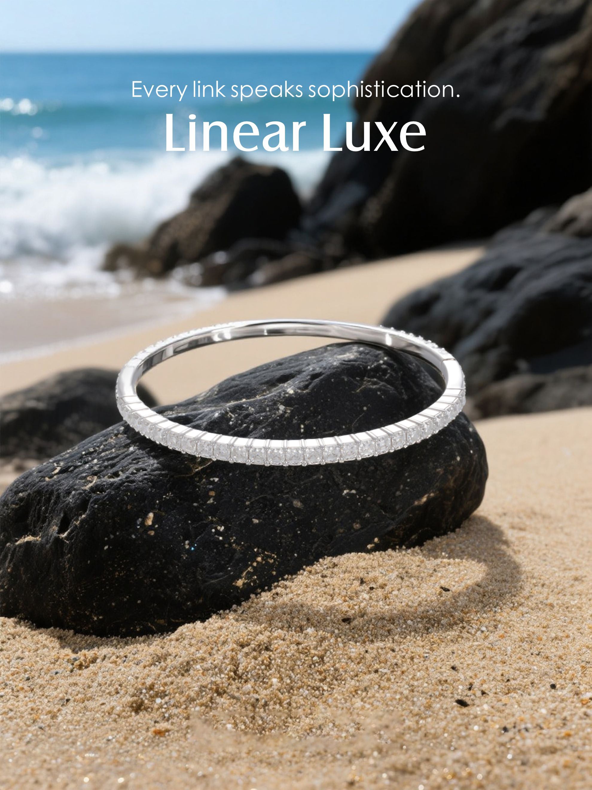 14K Block Style Bracelet