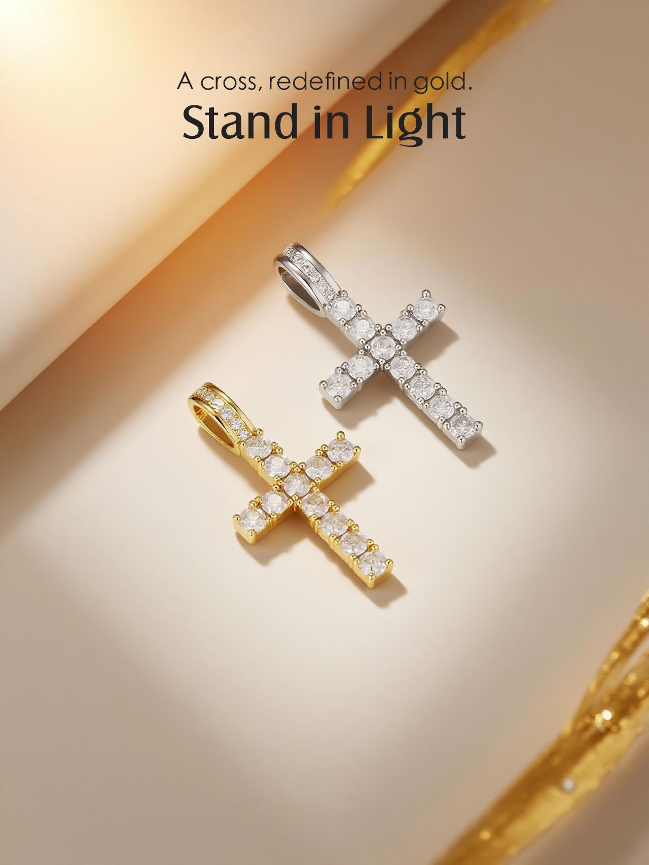 The Sparkling Cross Pendant