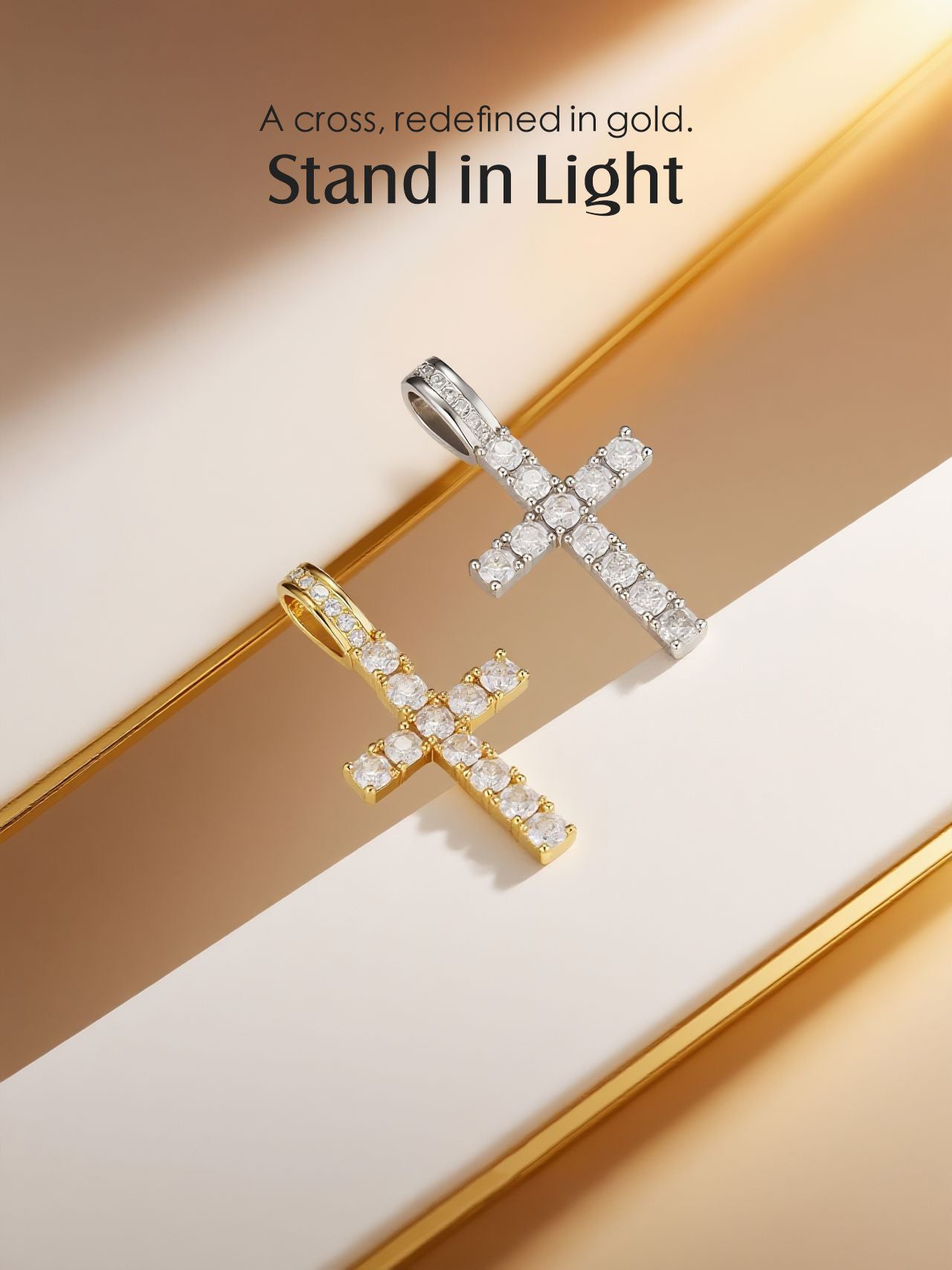The Sparkling Cross Pendant