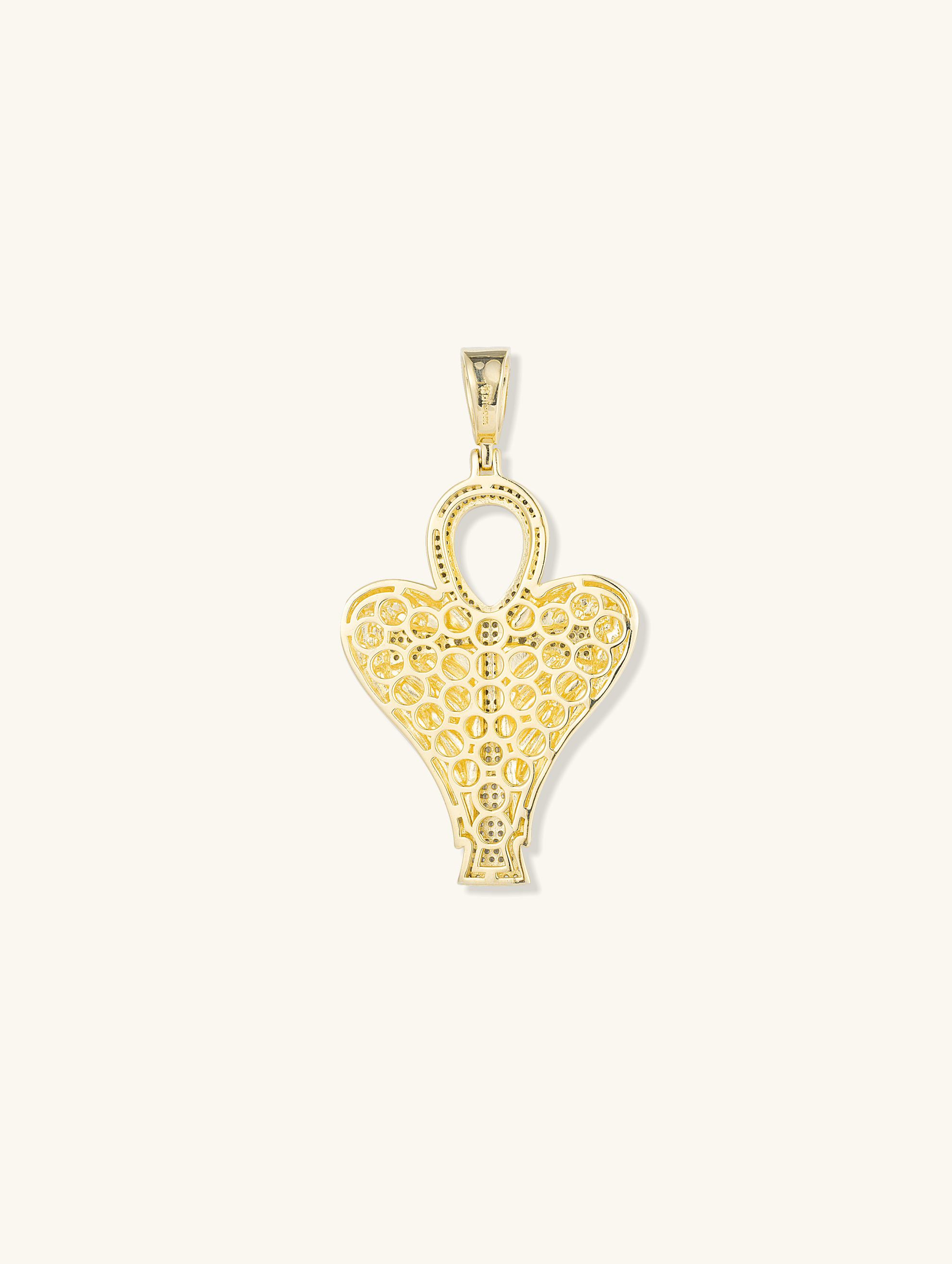 Angel Wings Pavé Pendant