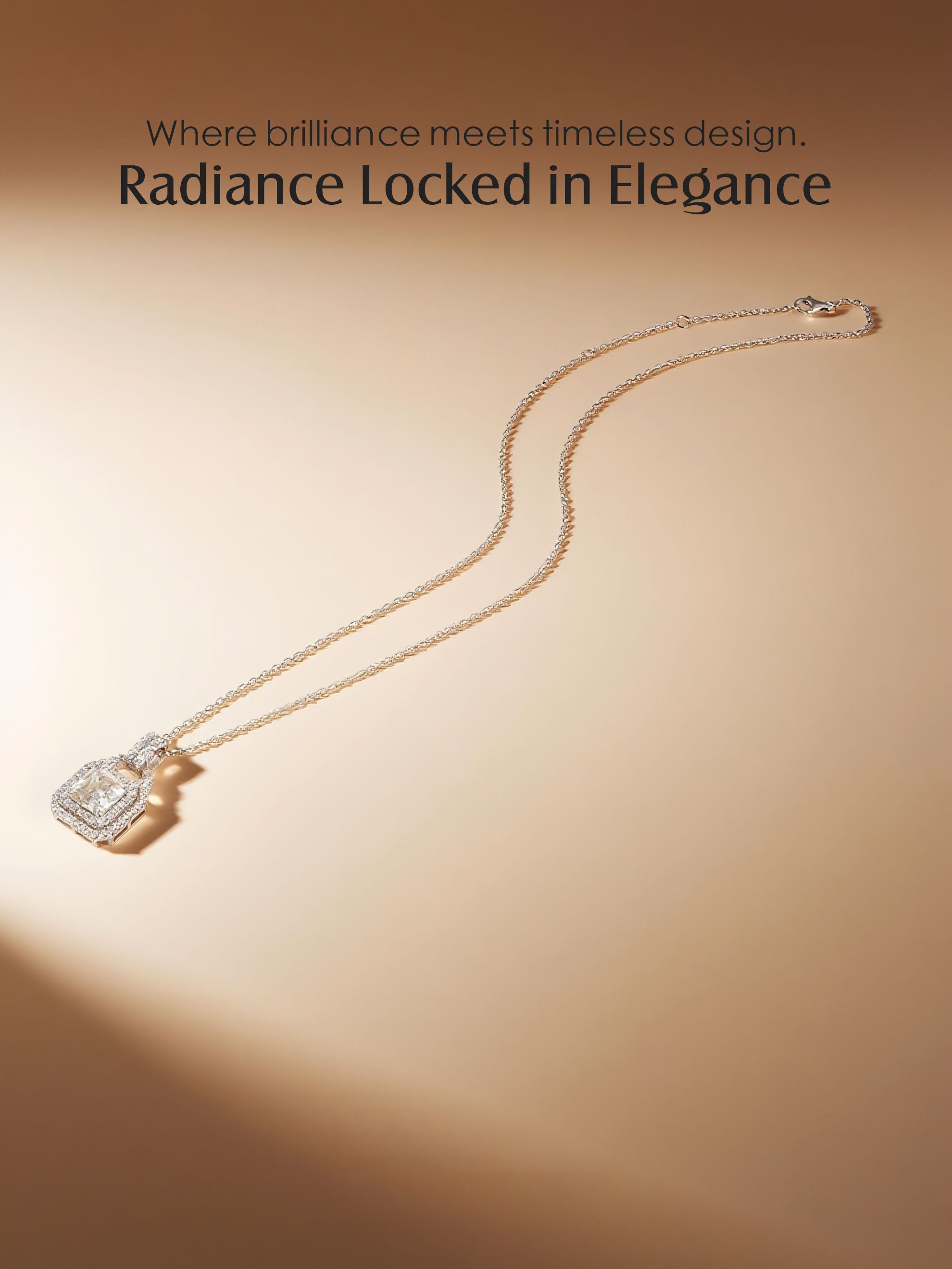 Large Gemstone 14K Pendant