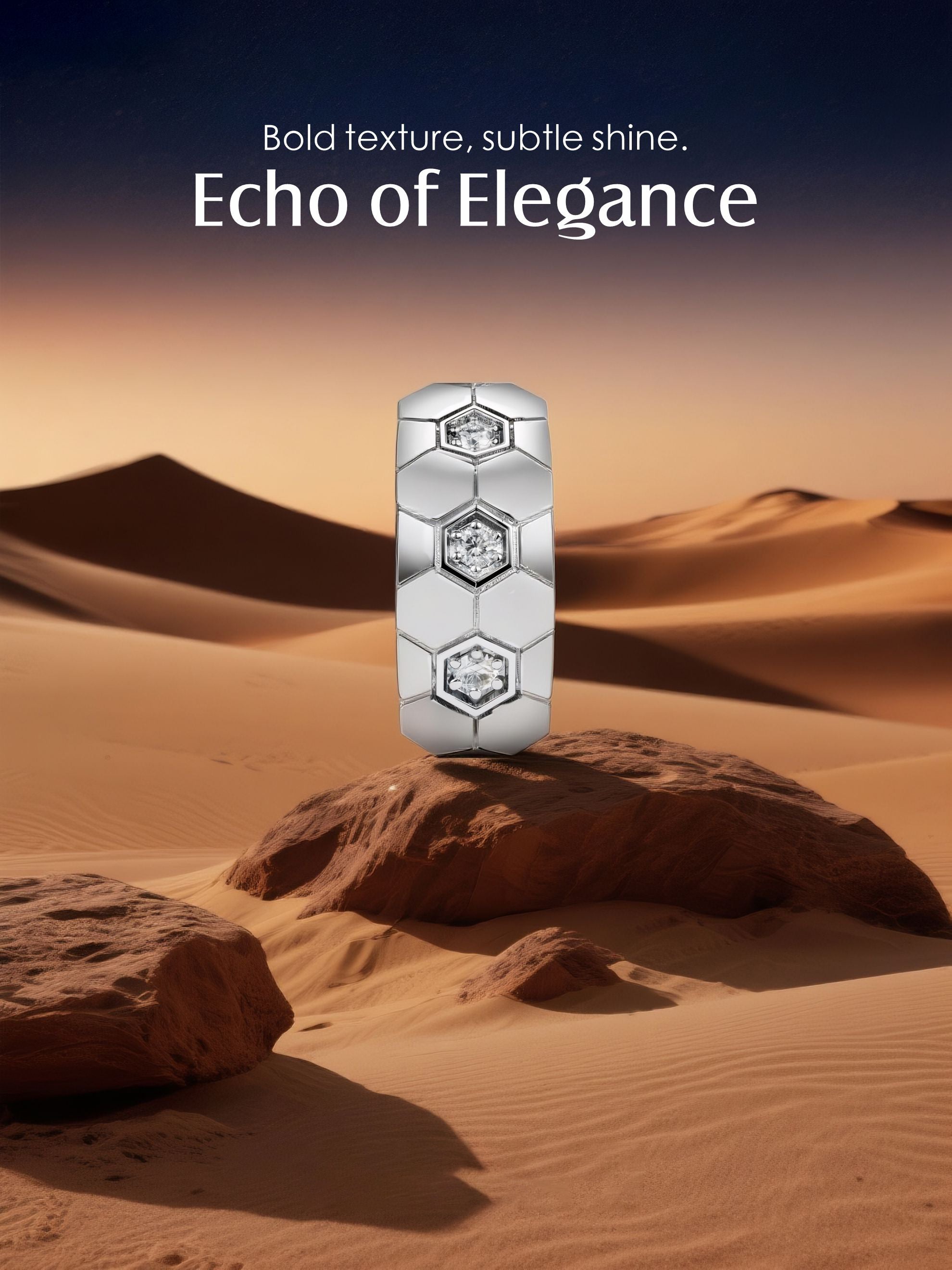 14K Geometric Honeycomb Earrings