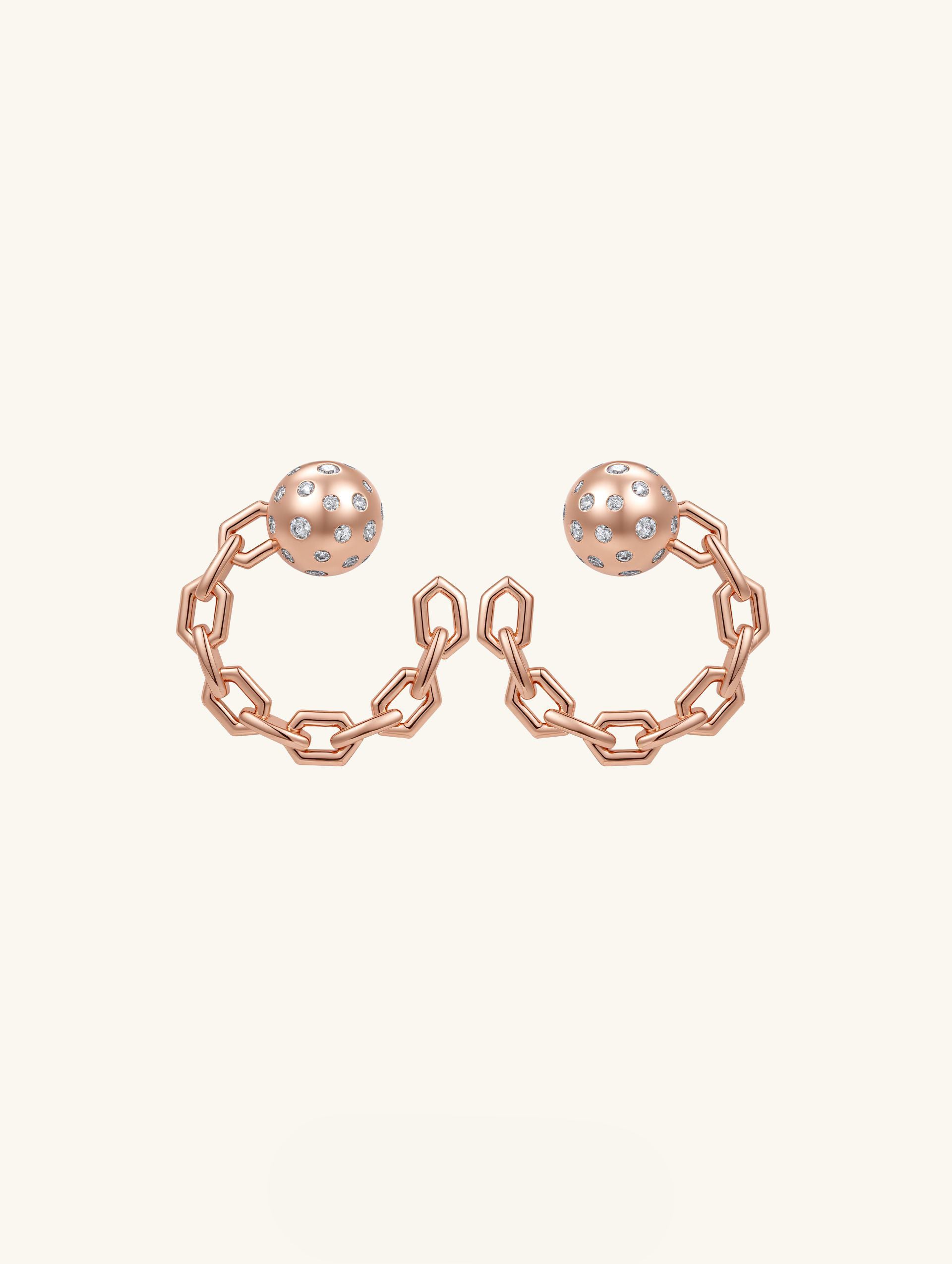 14K Chain-Style Earrings