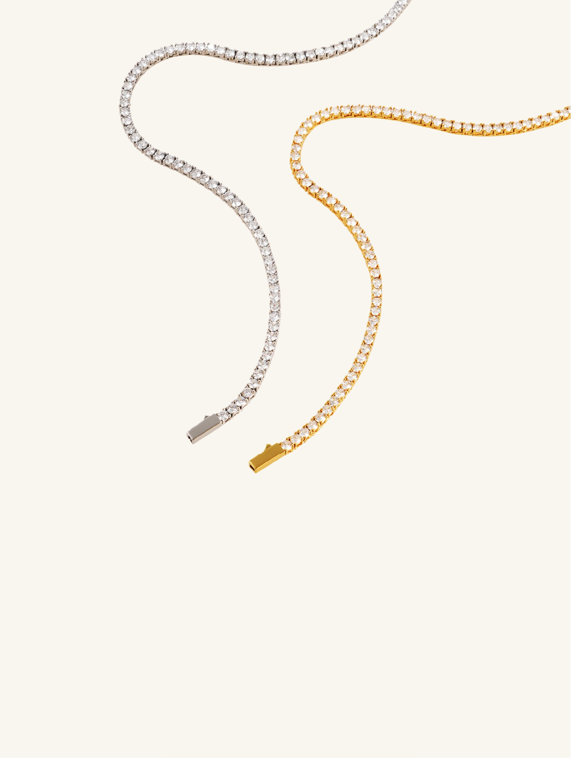 3mm Classic Tennis Necklace