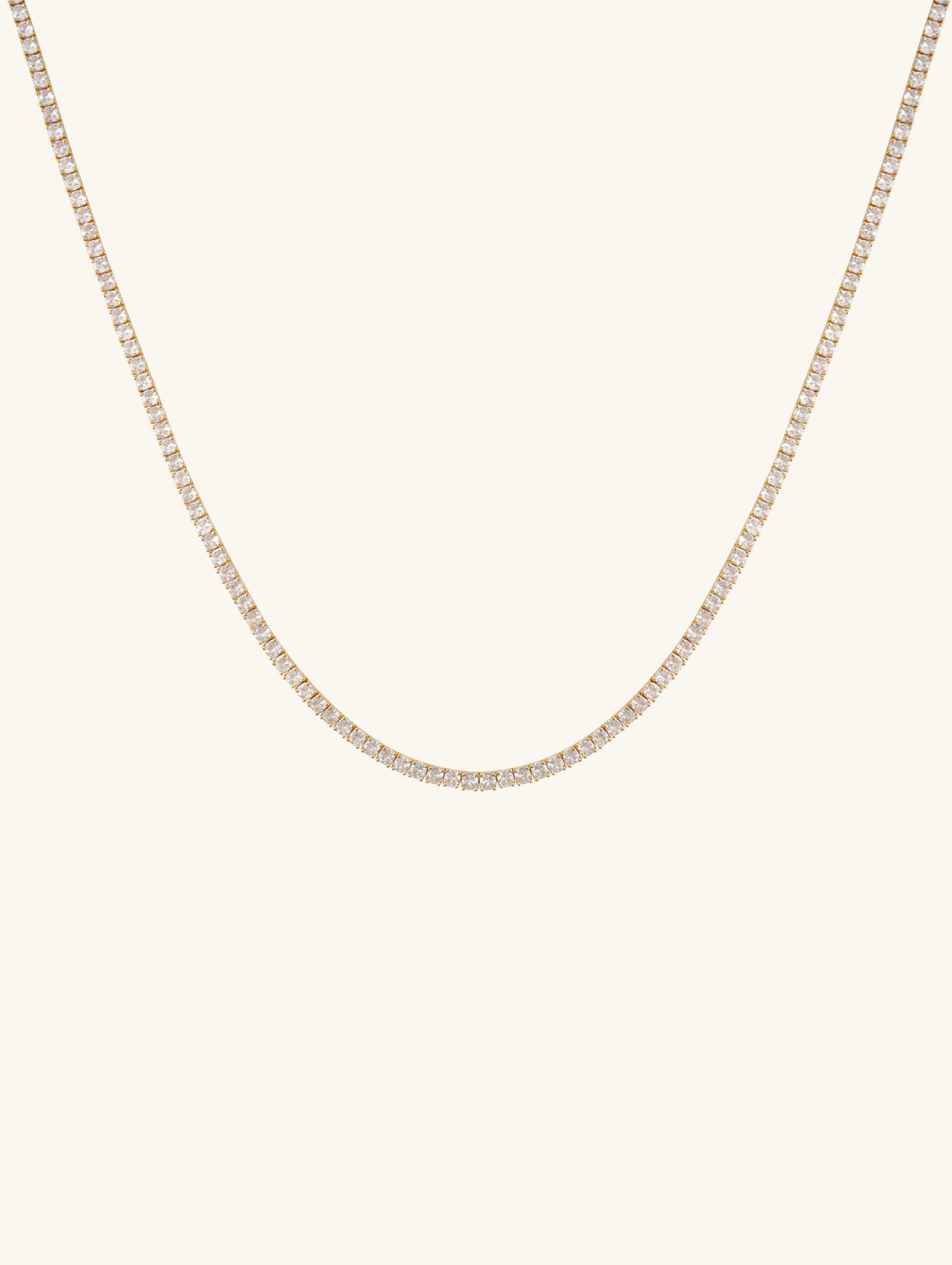 4mm Classic Tennis Necklace