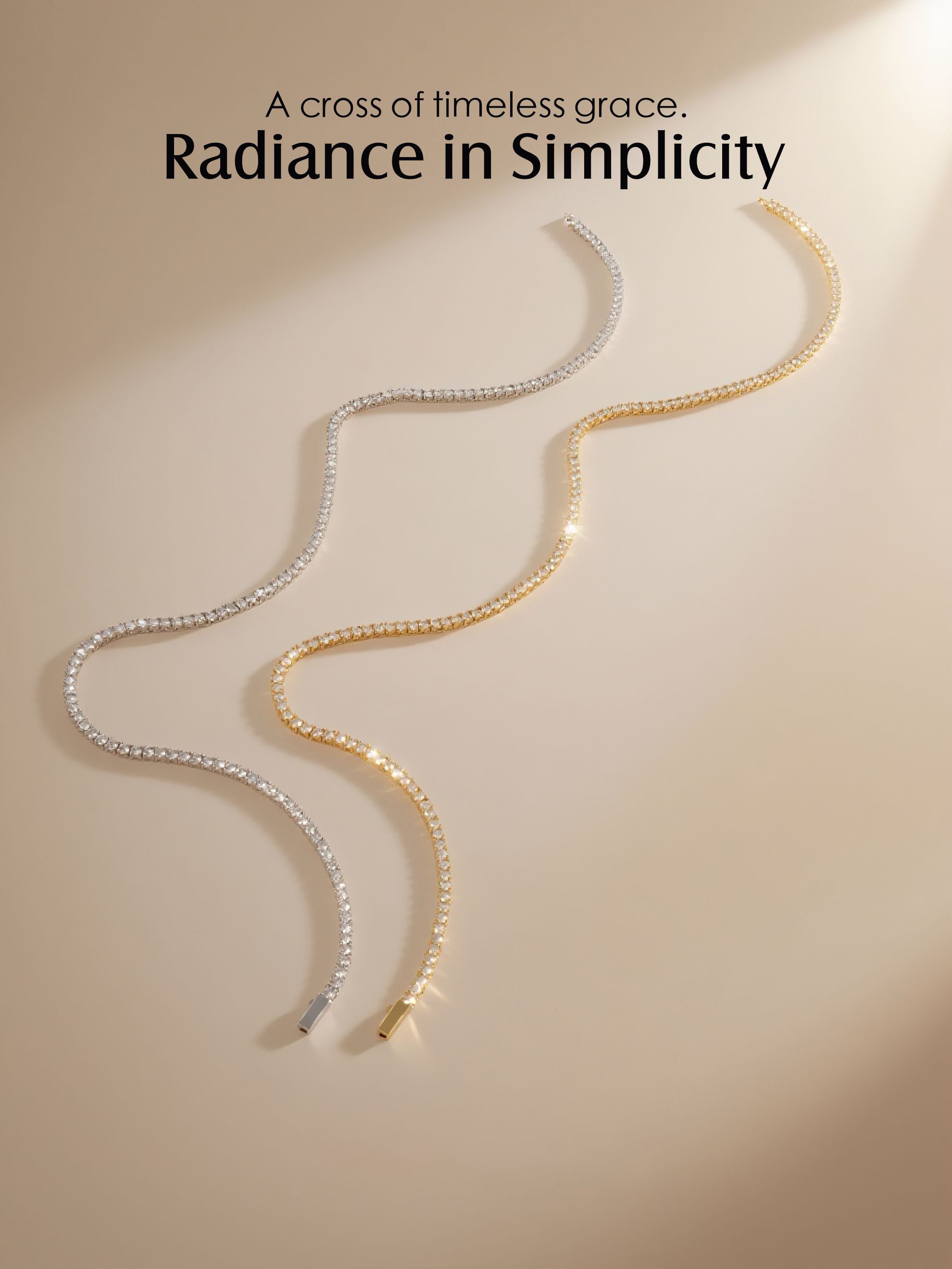 4mm Classic Tennis Necklace