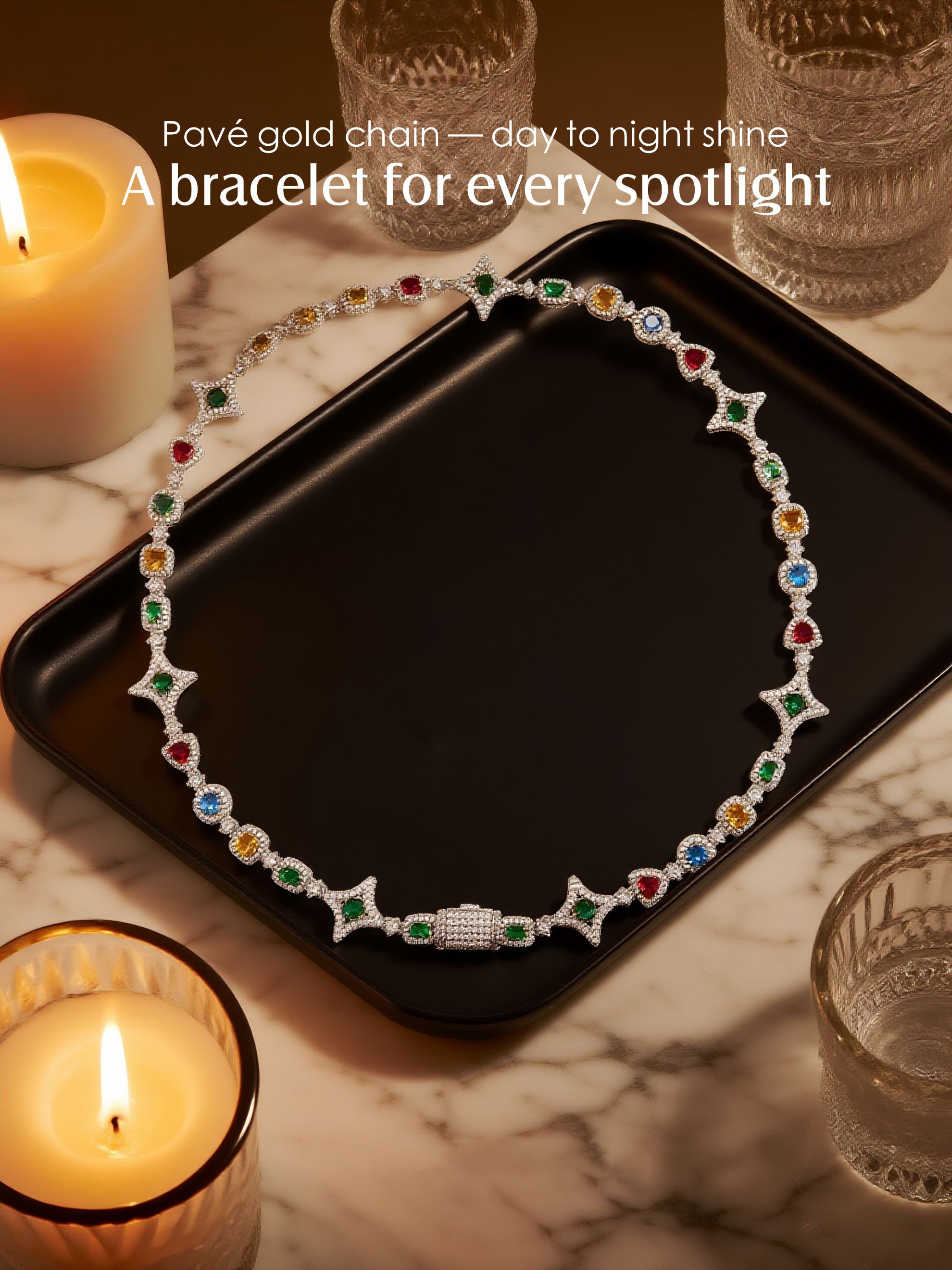 Colorful Starburst Necklace