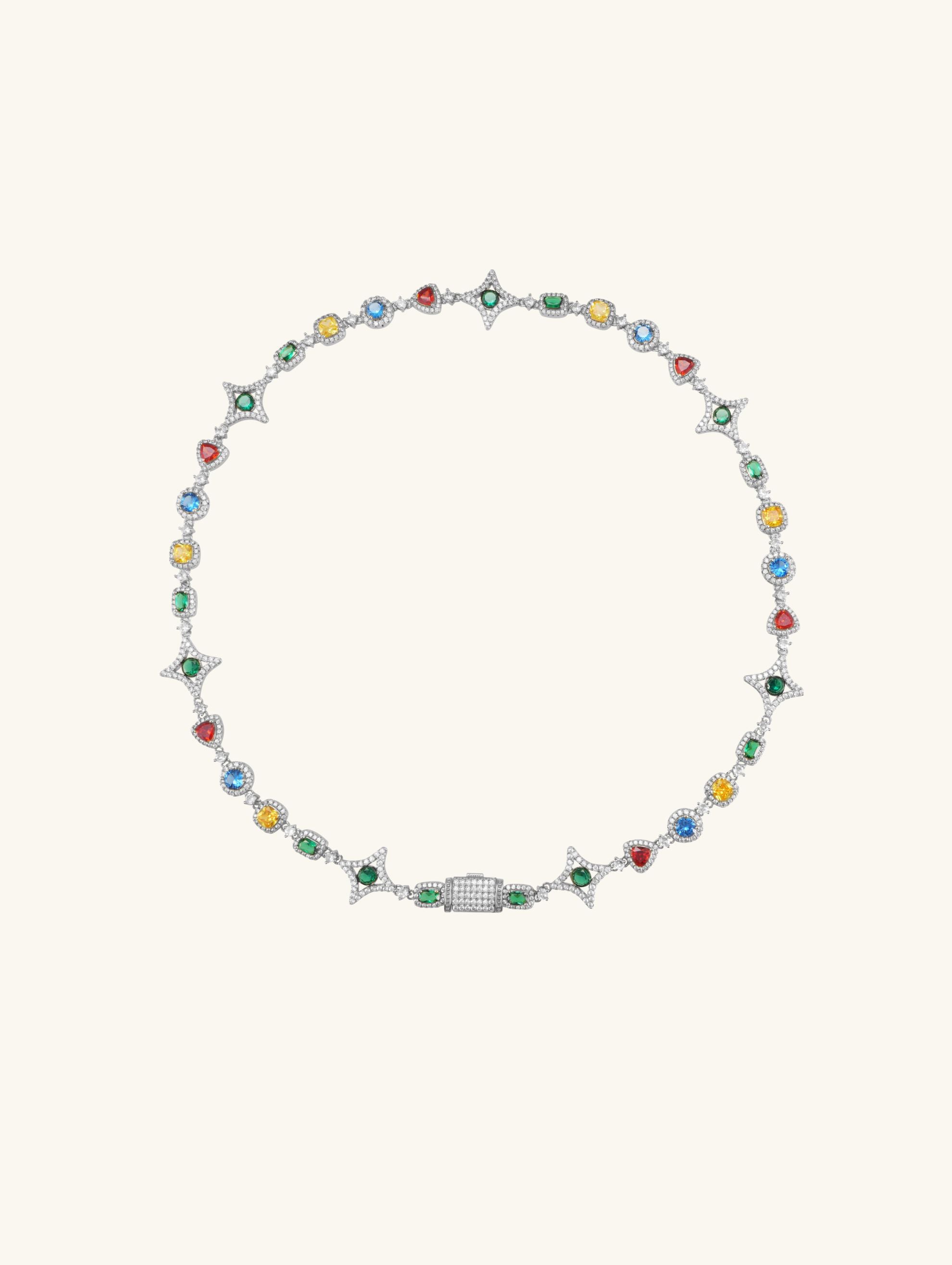 Colorful Starburst Necklace