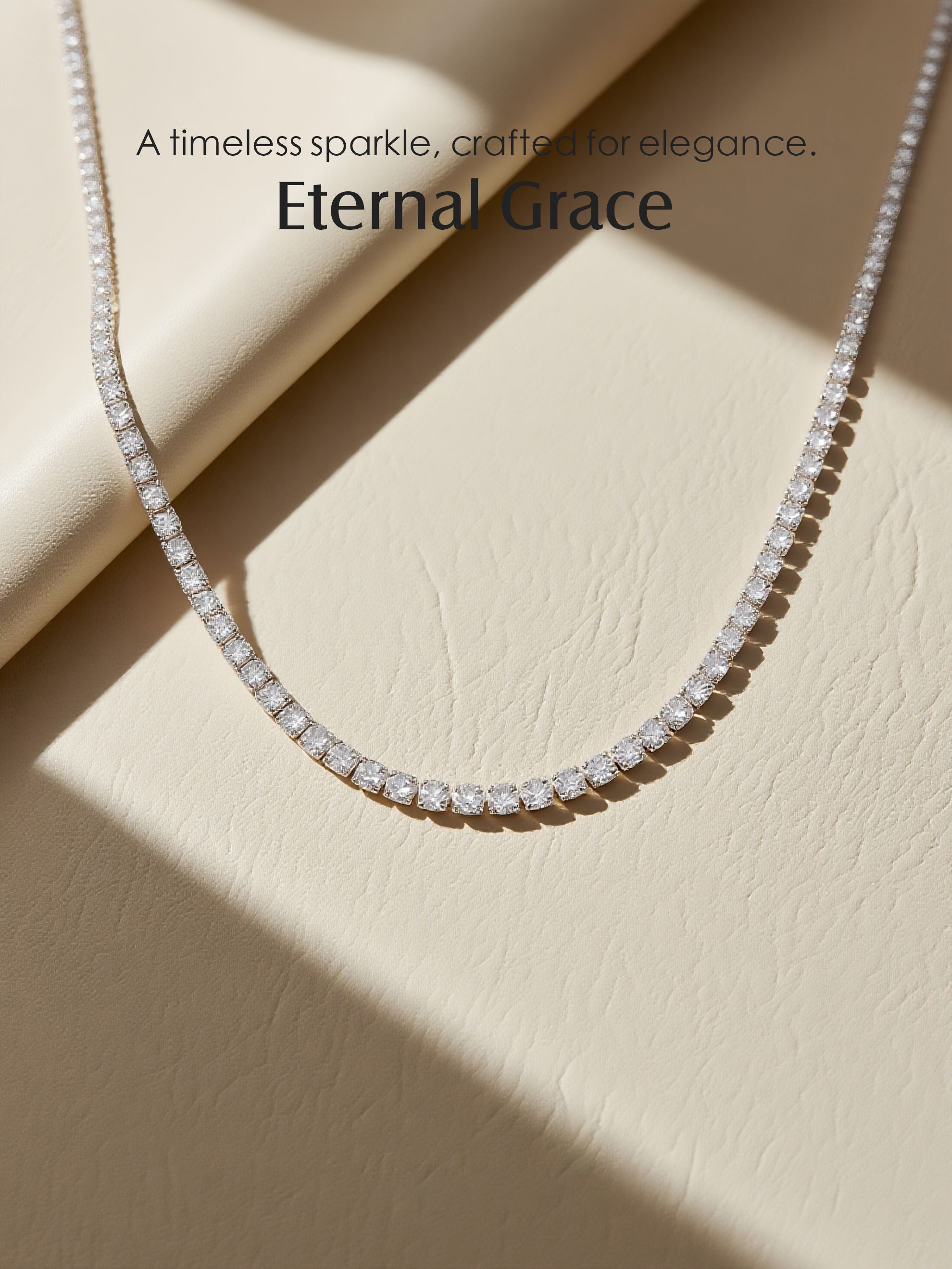 14K Sleek Bubble Diamond Necklace