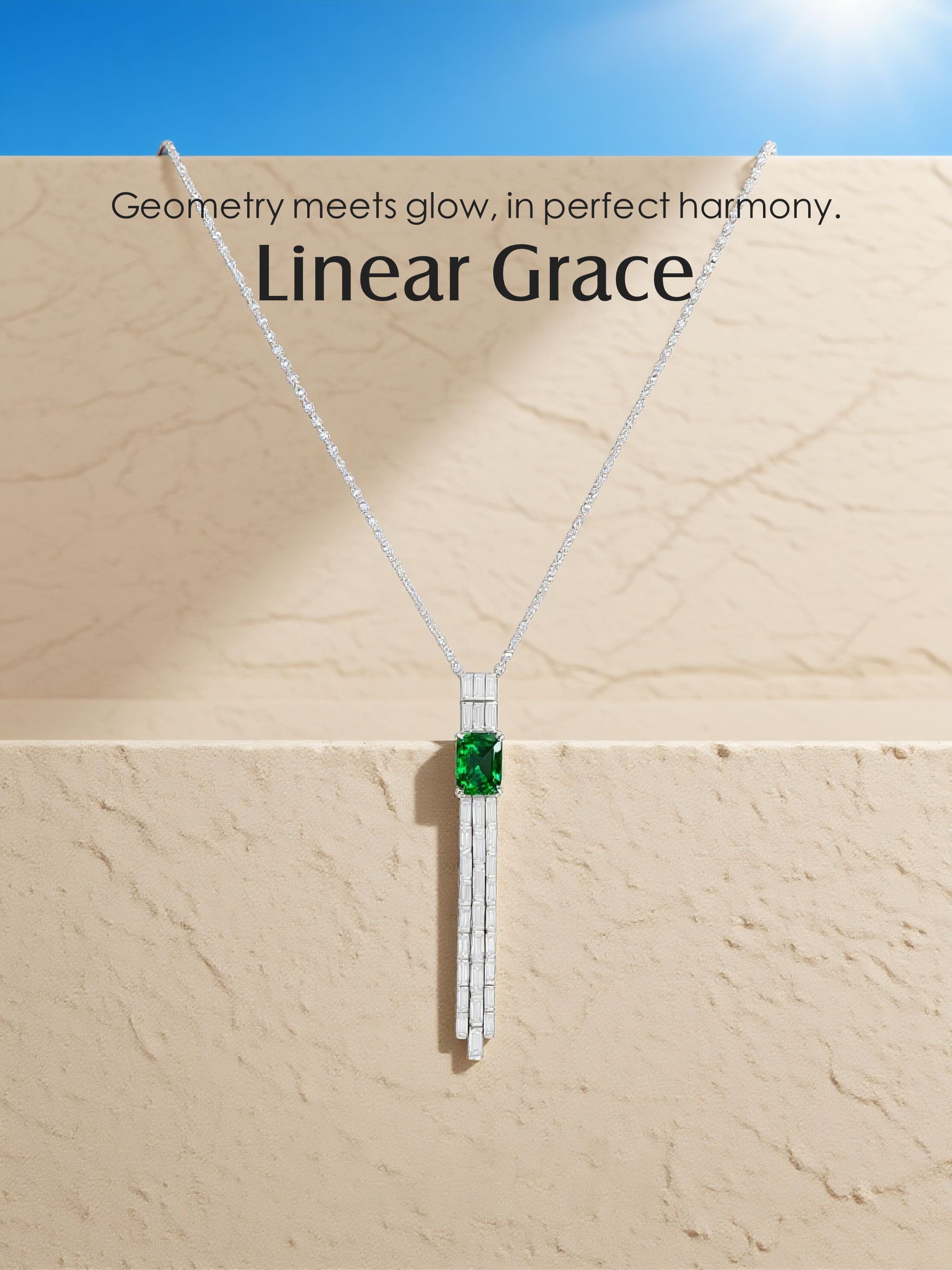 Gold and White Diamond 14K Necklace