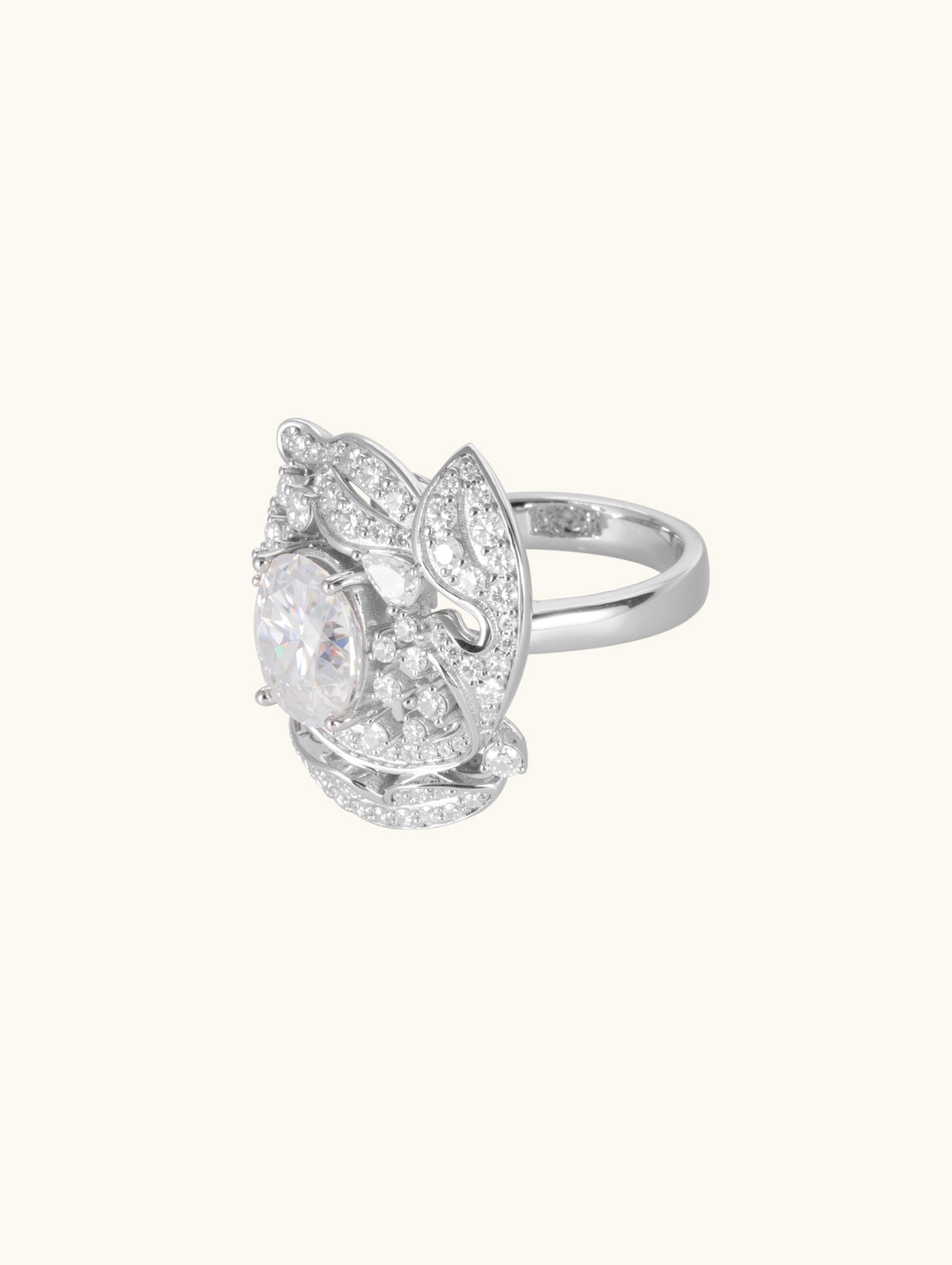 Diamond Vine 14K Diamond Ring