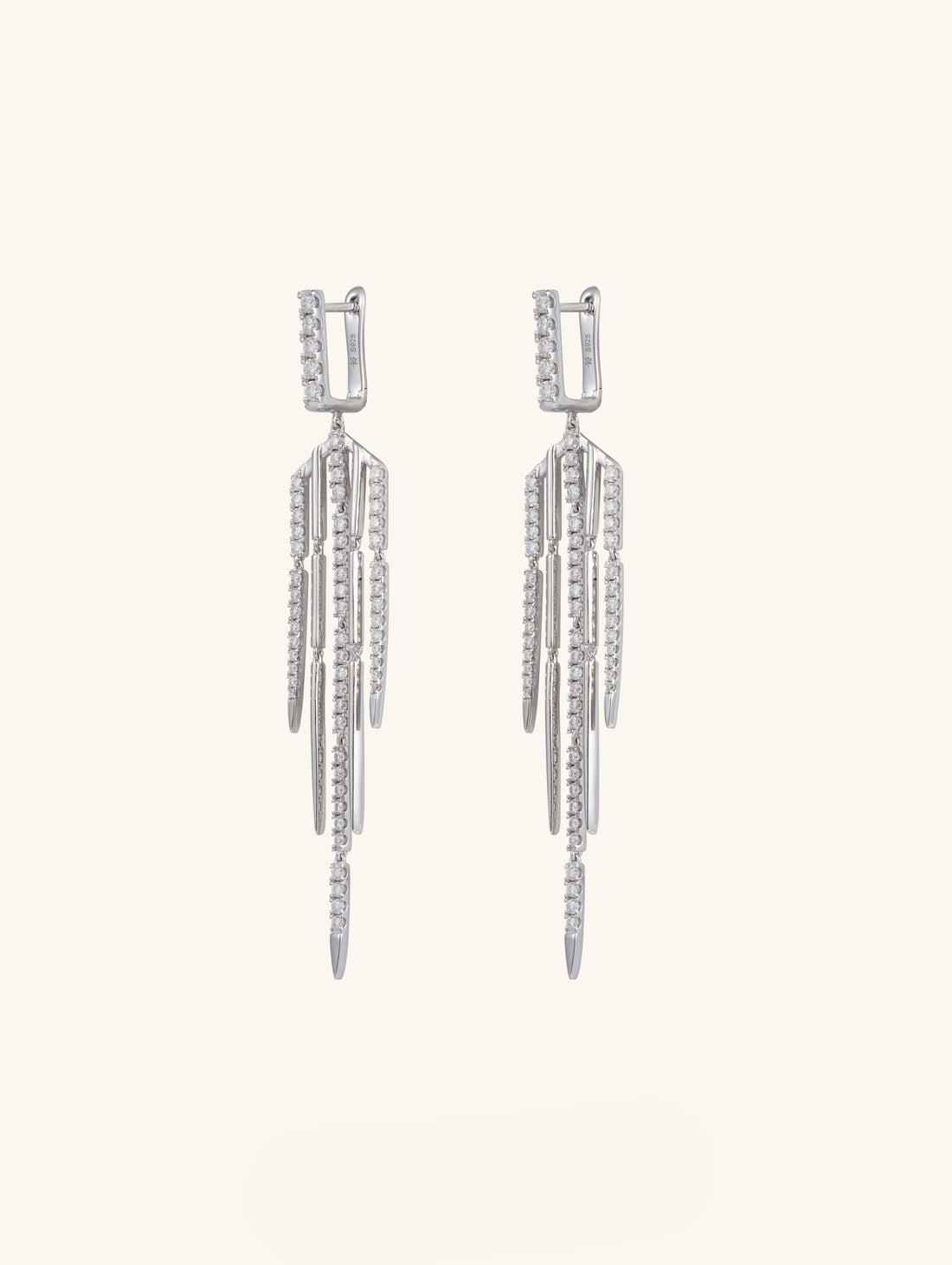 14K Tassel Line Diamond Earrings: Motion-First Sparkle for Design-Led, Camera-Ready Brands
