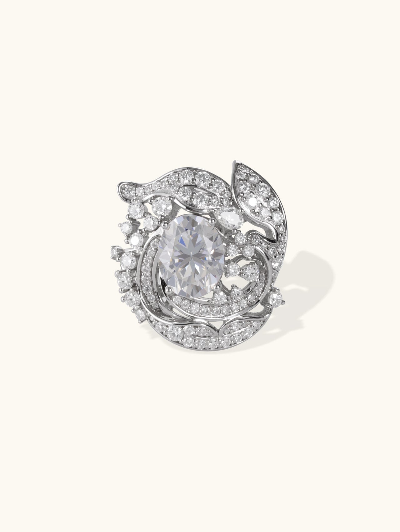 Diamond Flower Statement Ring: Selection Guide for Founders | Own Your ...