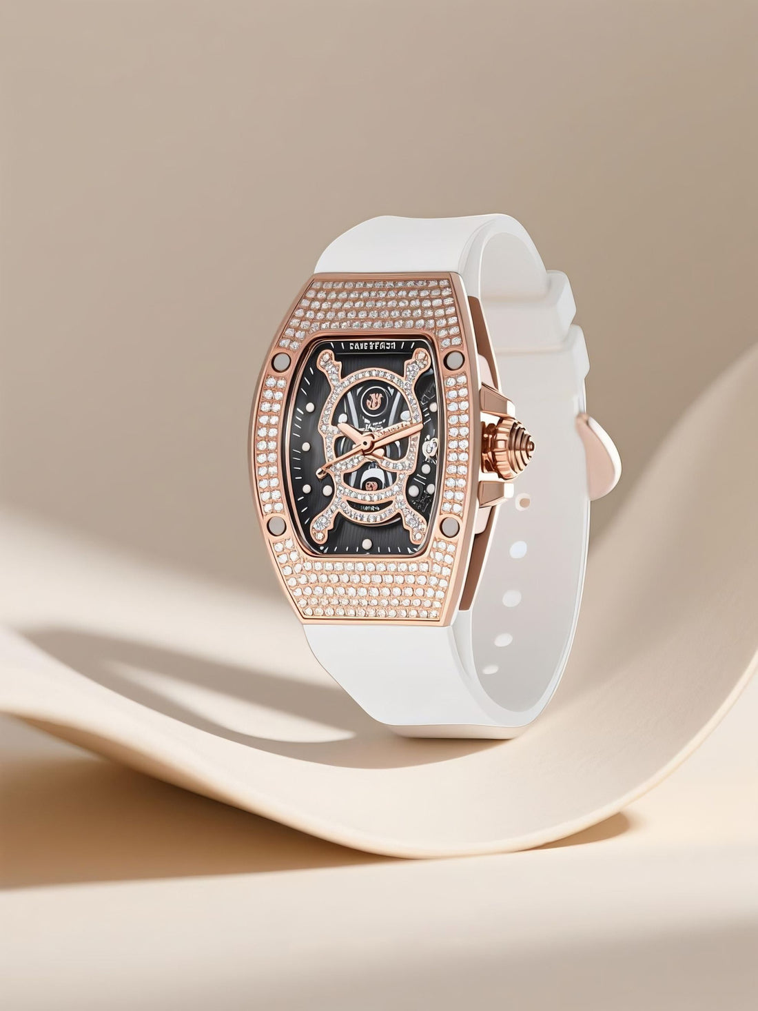 Women’s Skull-Dial Quartz Watch (304 Stainless, Crystal Accents): A Complete Product Analysis