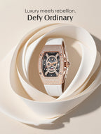 Skull Diamond Quartz Movement Women's Watch