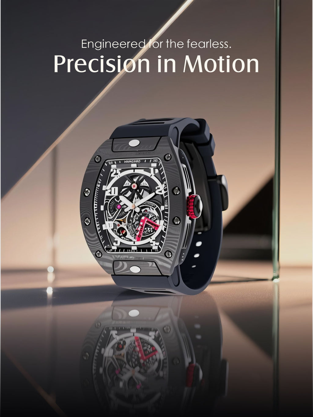 304 Stainless Steel Sapphire Mechanical Movement Men's Watch