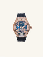 Men's Watch with a 304 Stainless Steel, Crystal, and Diamond-Set Mechanical Movement, Rose Gold