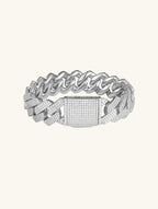 20mm Diamond 14K Cuban Bracelet