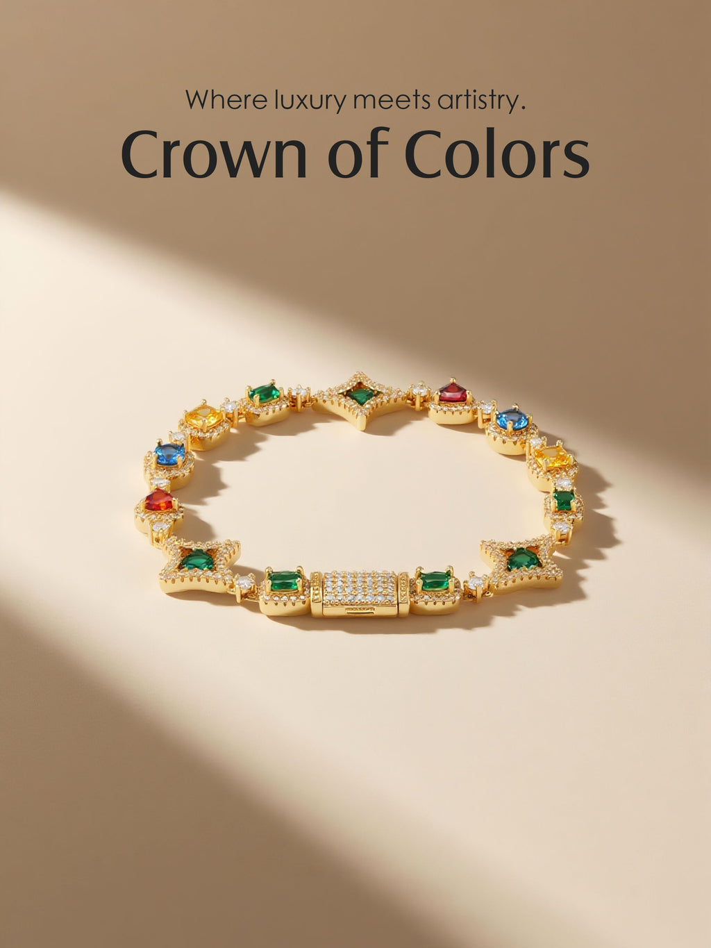 Colorful Starburst Bracelet