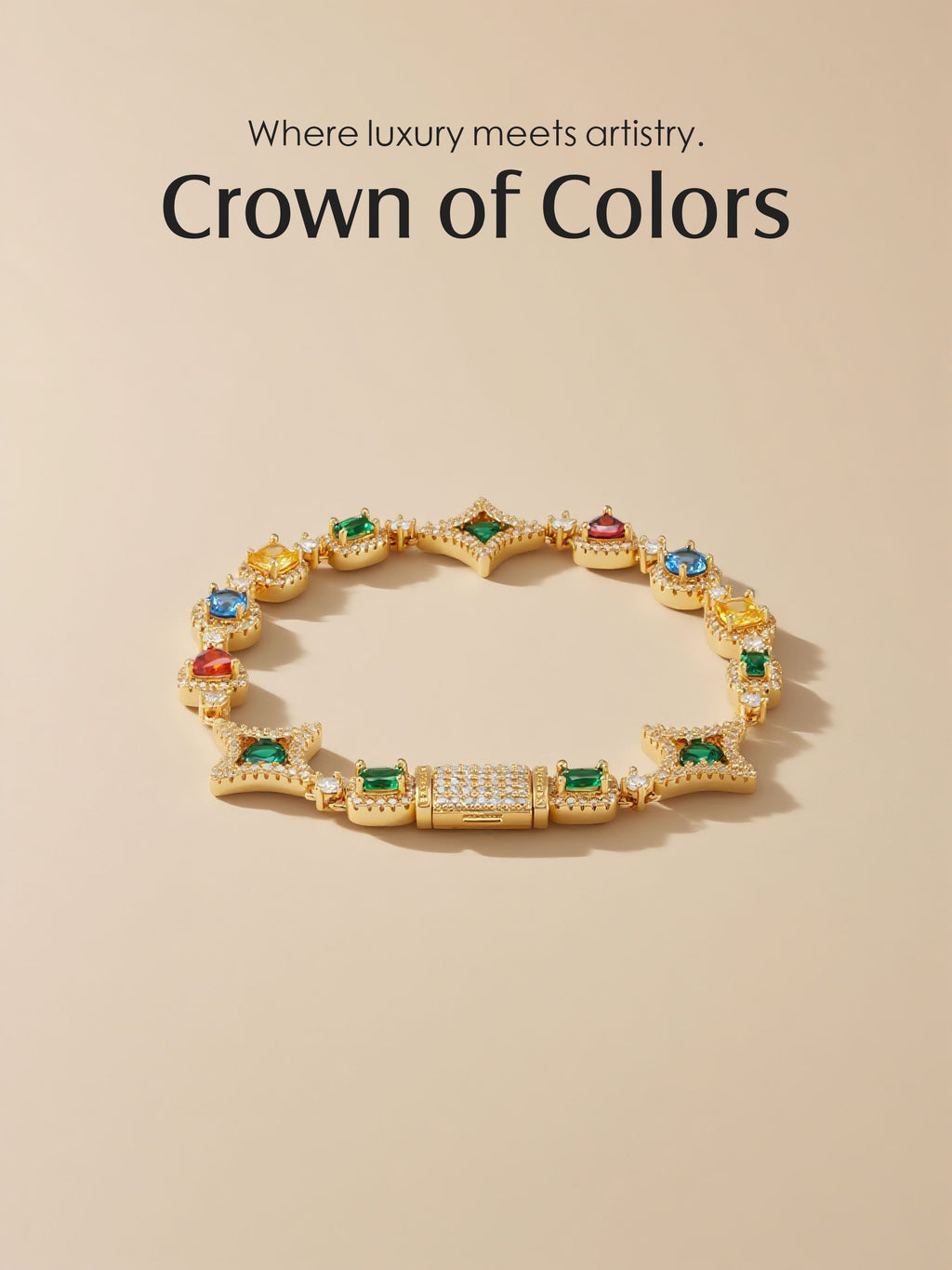 Colorful Starburst Bracelet