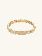 Diamond 14K Rock Sugar Bracelet