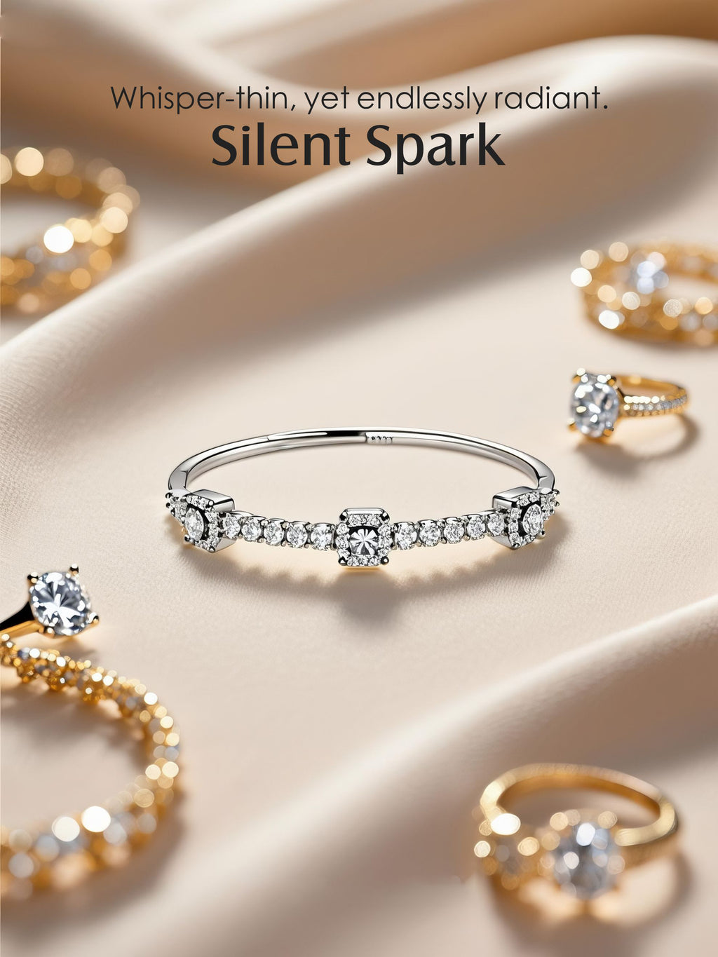 14K Diamond Bracelet