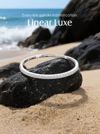 14K Block Style Bracelet