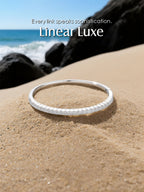 14K Block Style Bracelet