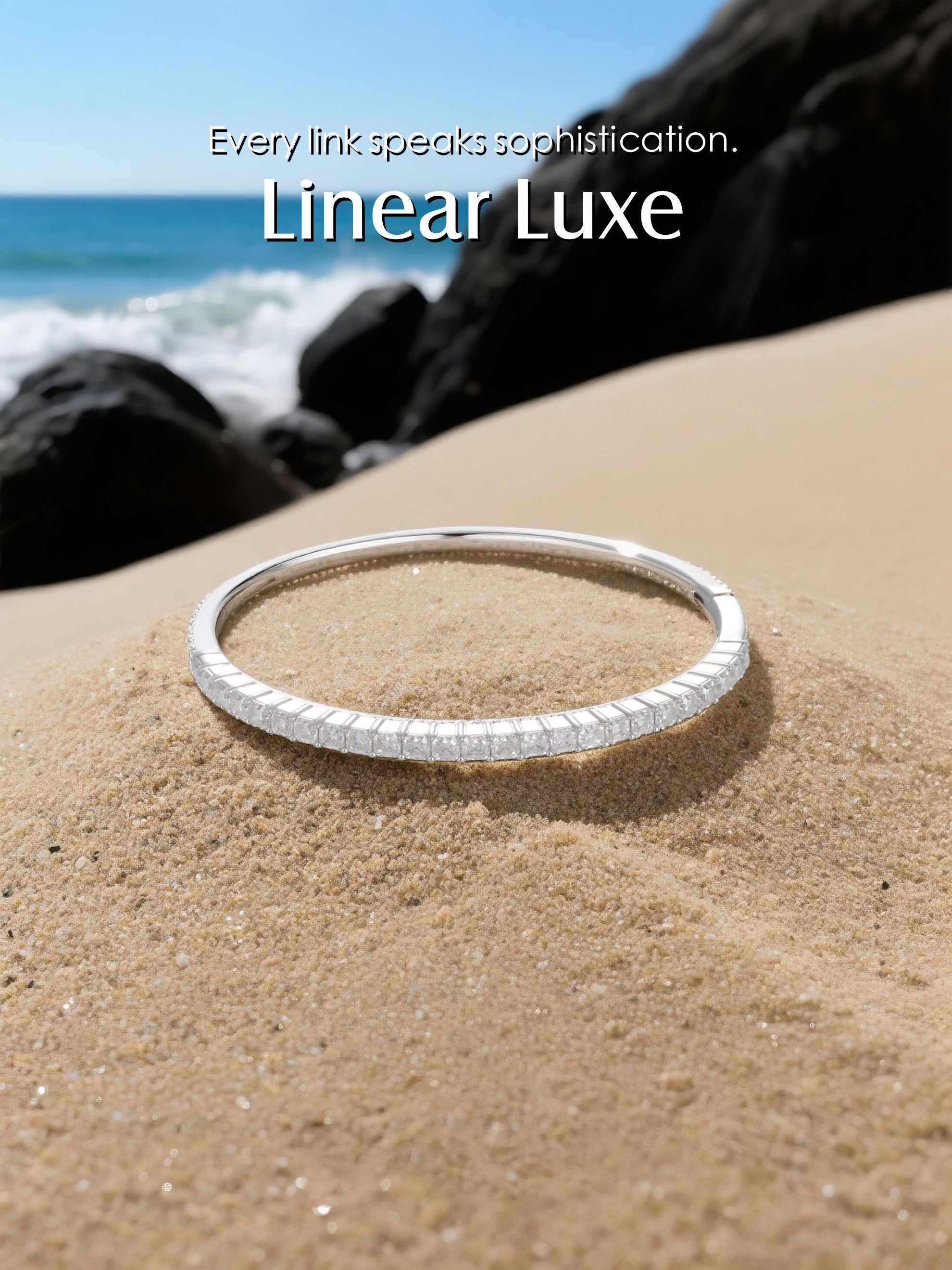 14K Block Style Bracelet