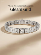 14K Mechanical Ice Cube Bracelet