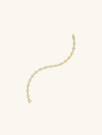 14K Pink Gold Small Diamond Bracelet