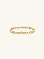 14K Pink Gold Small Diamond Bracelet