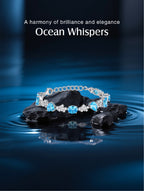 Small Sapphire Diamond 14K Bracelet