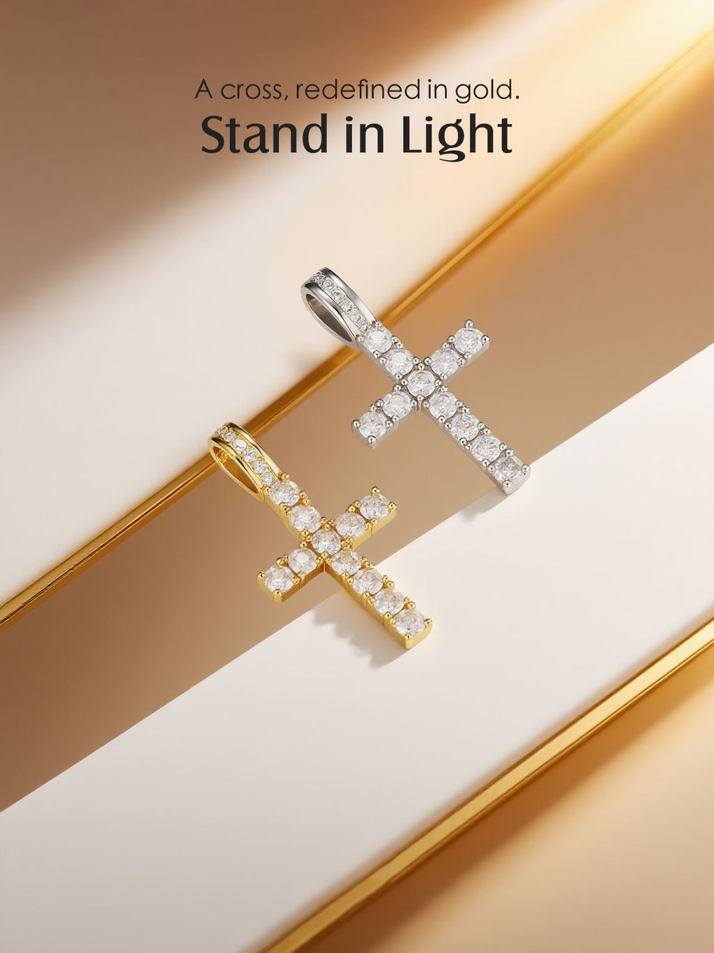 The Sparkling Cross Pendant