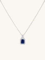 Large Colored Gemstone 14K Pendant