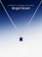 Large Colored Gemstone 14K Pendant