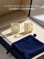 Everyday Sparkle Studs – Pavé Square