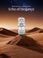 14K Geometric Honeycomb Earrings