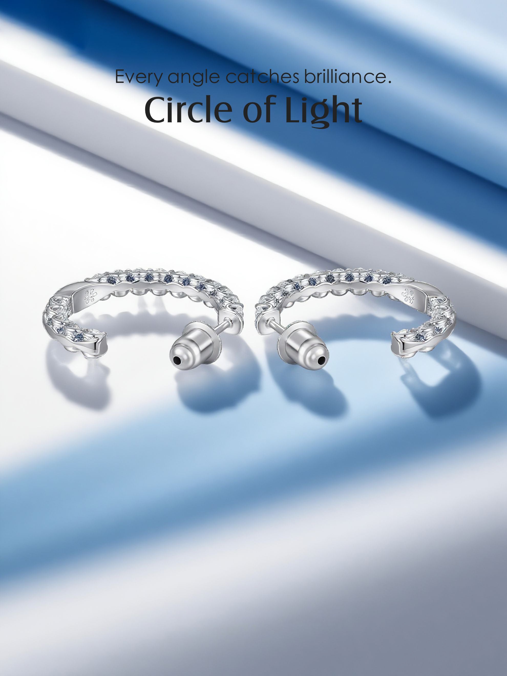 14K Row Inlay Earrings