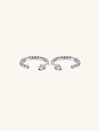 14K Row Inlay Earrings