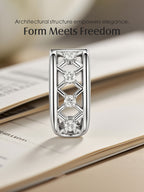 14K Net Flower Hollow Earrings