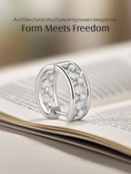 14K Net Flower Hollow Earrings