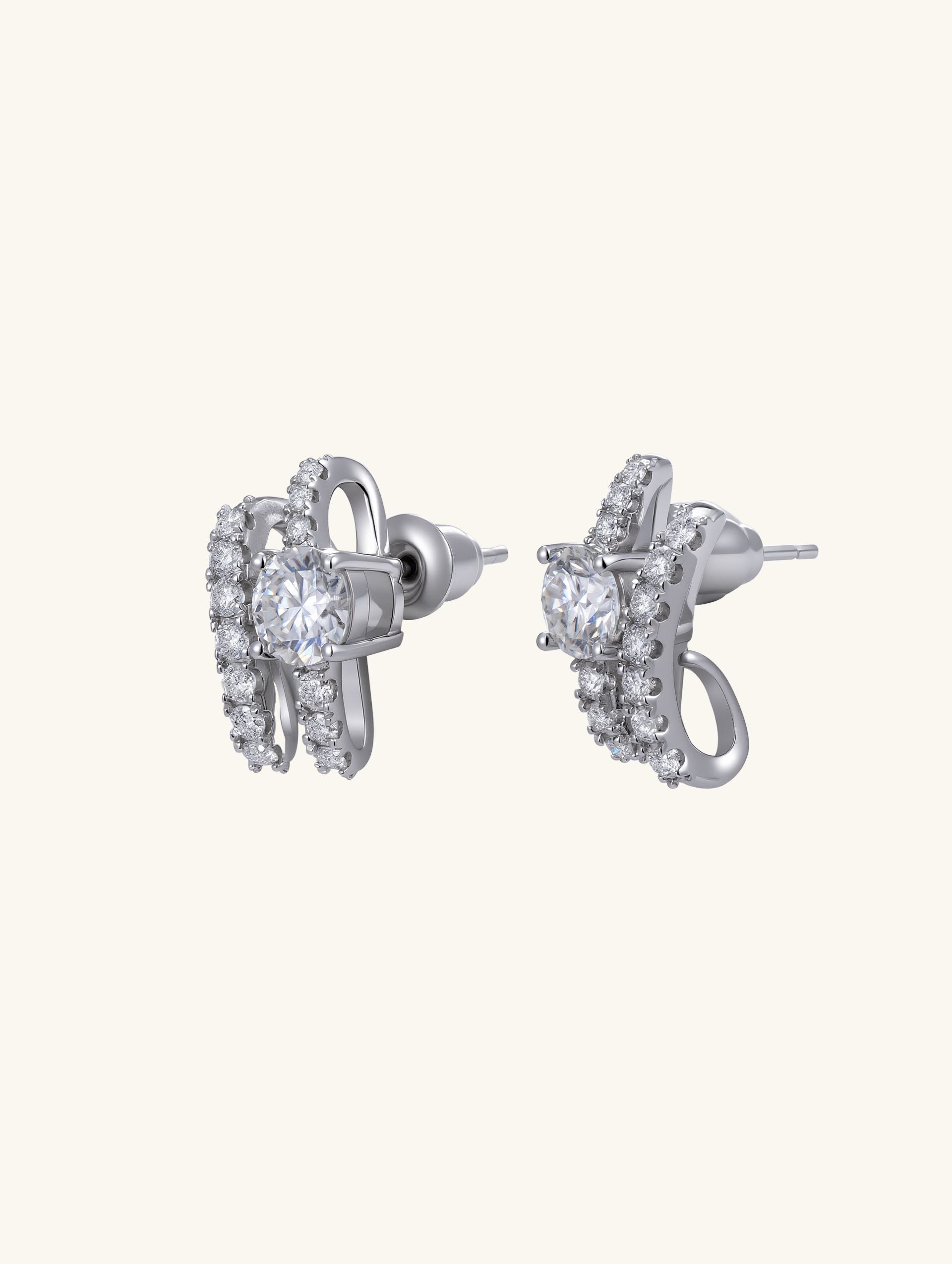 Fashionable 14K Round Treasure Earrings